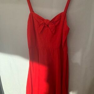 Elegant Red Women's Dress
